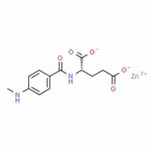 Zinc (2S)-2-{[4-(methylamino)benzoyl]amino}pentanedioate CAS#66104-81-2