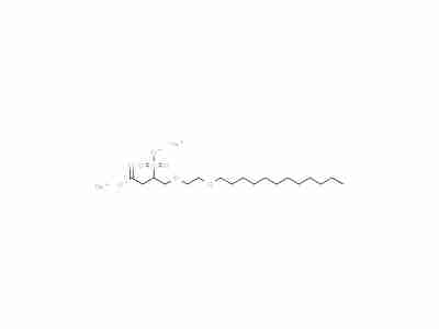 Poly(oxy-1,2-ethanediyl), .alpha.-(3-carboxy-1-oxosulfopropyl)-.omega.-hydroxy-, C10-16-alkyl ethers, disodium salts CAS 68815-56-5