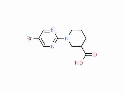 1-(5-Bromopyrimidin-2-yl)piperidine-3-carboxylic acid CAS 799283-93-5