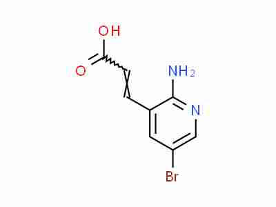 3-(2-AMINO-5-BROMO-PYRIDIN-3-YL)-ACRYLIC ACID CAS 912760-82-8