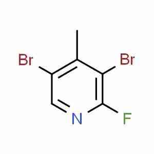 3,5-Dibromo-2-fluoro-4-methylpyridine CAS 1000340-01-1