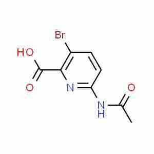 6-ACETAMIDO-3-BROMOPYRIDINE-2-CARBOXYLIC ACID 96%6-ACETAMIDO-3-BROMOPICOLINIC ACID CAS 882430-69-5