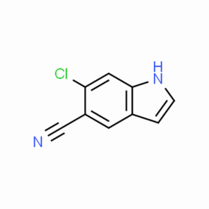 6-Chloroindole-5-carbonitrile CAS#1423120-66-4
