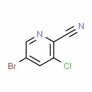 5-bromo-3-chloropyridine-2-carbonitrile CAS#945557-04-0