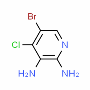 5-bromo-4-chloropyridine-2,3-diamine CAS#1131604-99-3