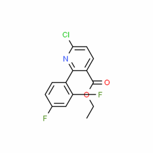 Ethyl 2-(2,4-difluorophenyl)-6-chloronicotinate CAS#745833-19-6