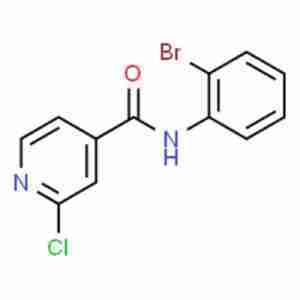 N-(2-bromophenyl)-2-chloropyridine-4-carboxamide CAS#1019323-14-8