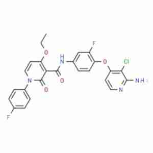 N-[4-[(2-Amino-3-chloropyridin-4-yl)oxy]-3-fluorophenyl]-4-ethoxy-1-(4-fluorophenyl)-2-oxo-1,2-dihydropyridine-3-carboxamide CAS# 1025720-94-8