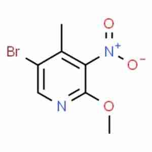 5-Bromo-2-methoxy-4-methyl-3-nitropyridine CAS#884495-14-1